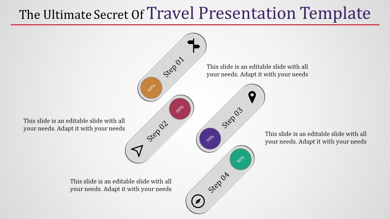 Travel Presentation template for PPT and Google slides- rounded rectangle