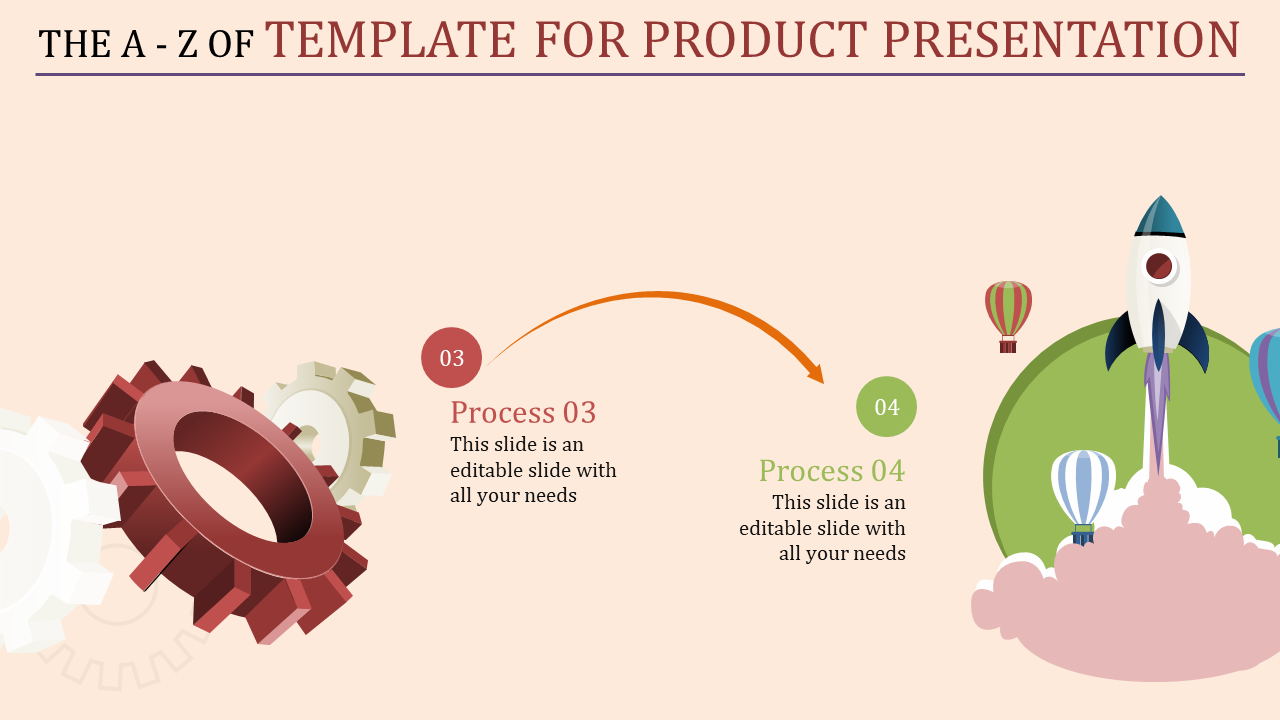 Template for Product Presentation with Creative Design