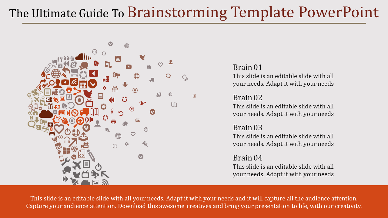 Brainstorming PowerPoint Template and Google Slides