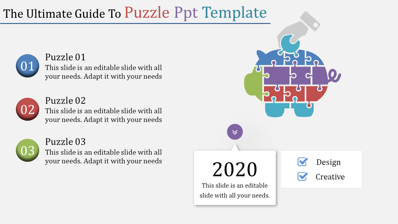 Predesigned Puzzle PPT And Google Slides Template