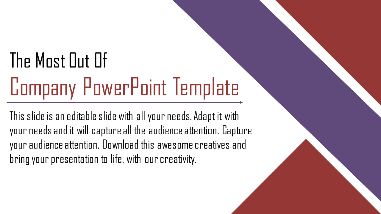 Creative Company PowerPoint Template and Google Slides