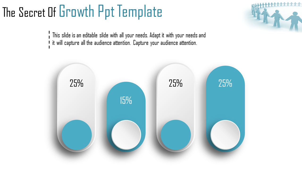 Growth PPT Presentation Template for Expansion Planning