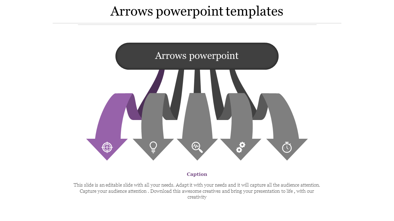 Versatile Arrows PowerPoint Templates for Visual Clarity