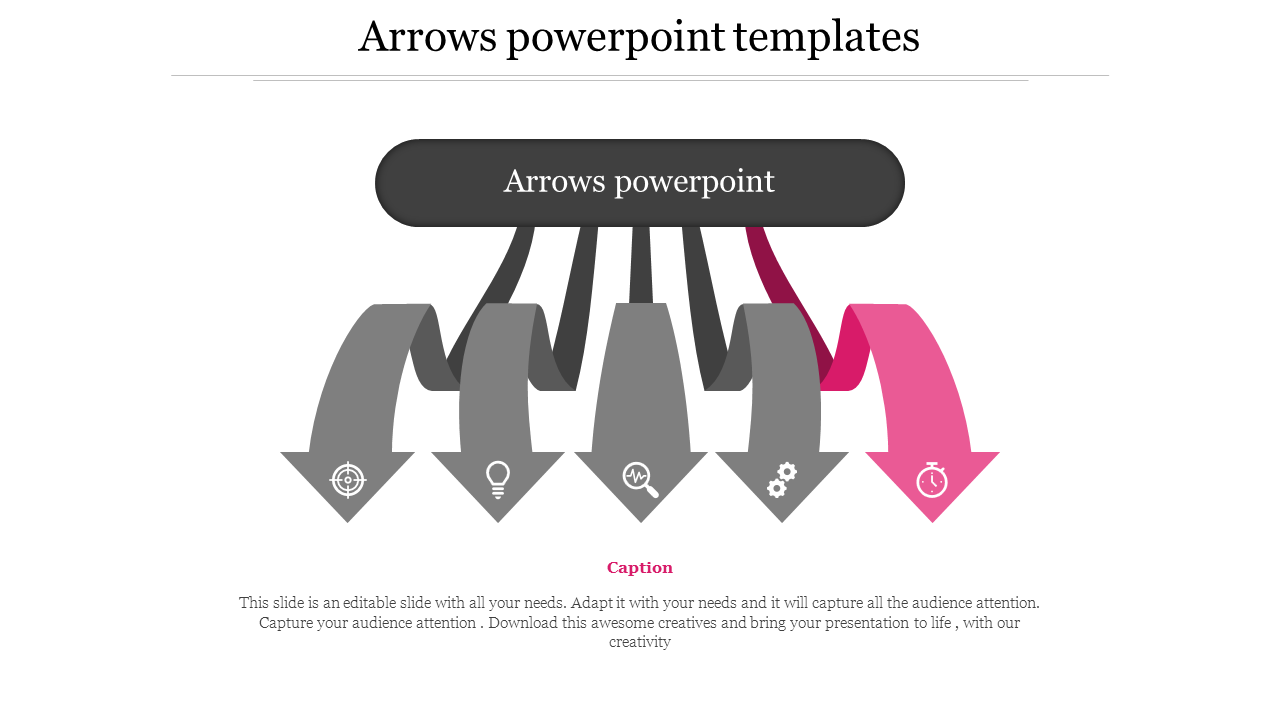 Enhanced Arrows PowerPoint Templates for Visual Clarity