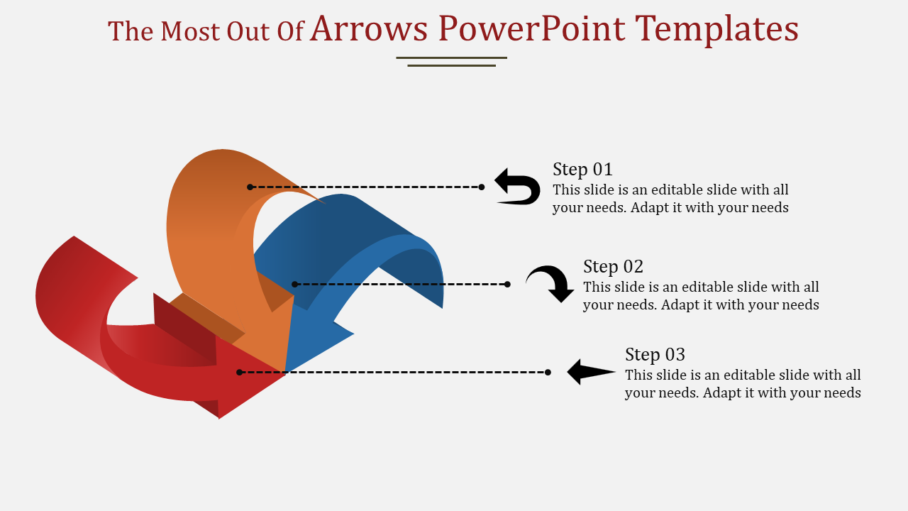 Arrows PowerPoint Templates for Step-by-Step Visualizations