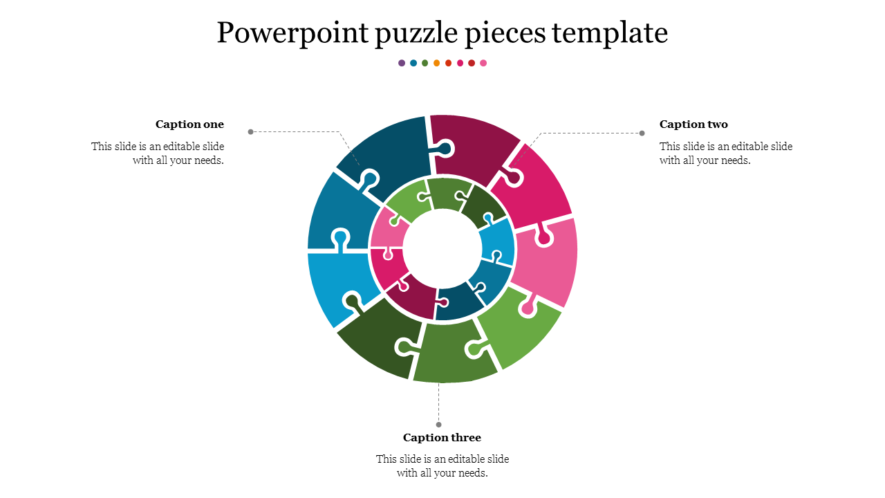 Creative Puzzle Pieces PowerPoint Template and Google Slides