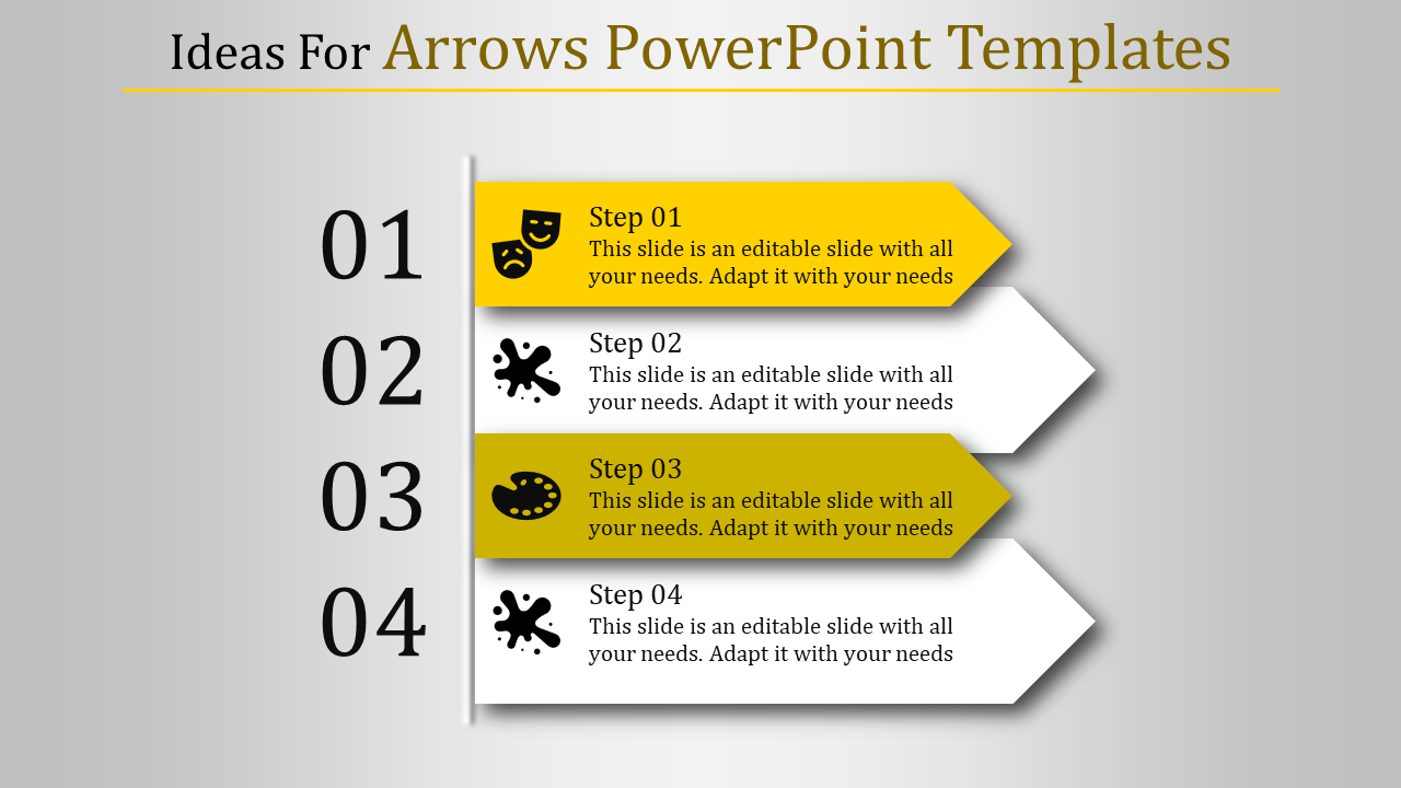 Arrows PowerPoint Templates for Strategic Visualization