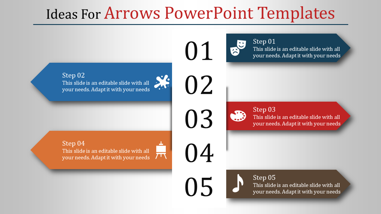 Modern Arrows PowerPoint Templates for Professional Visuals