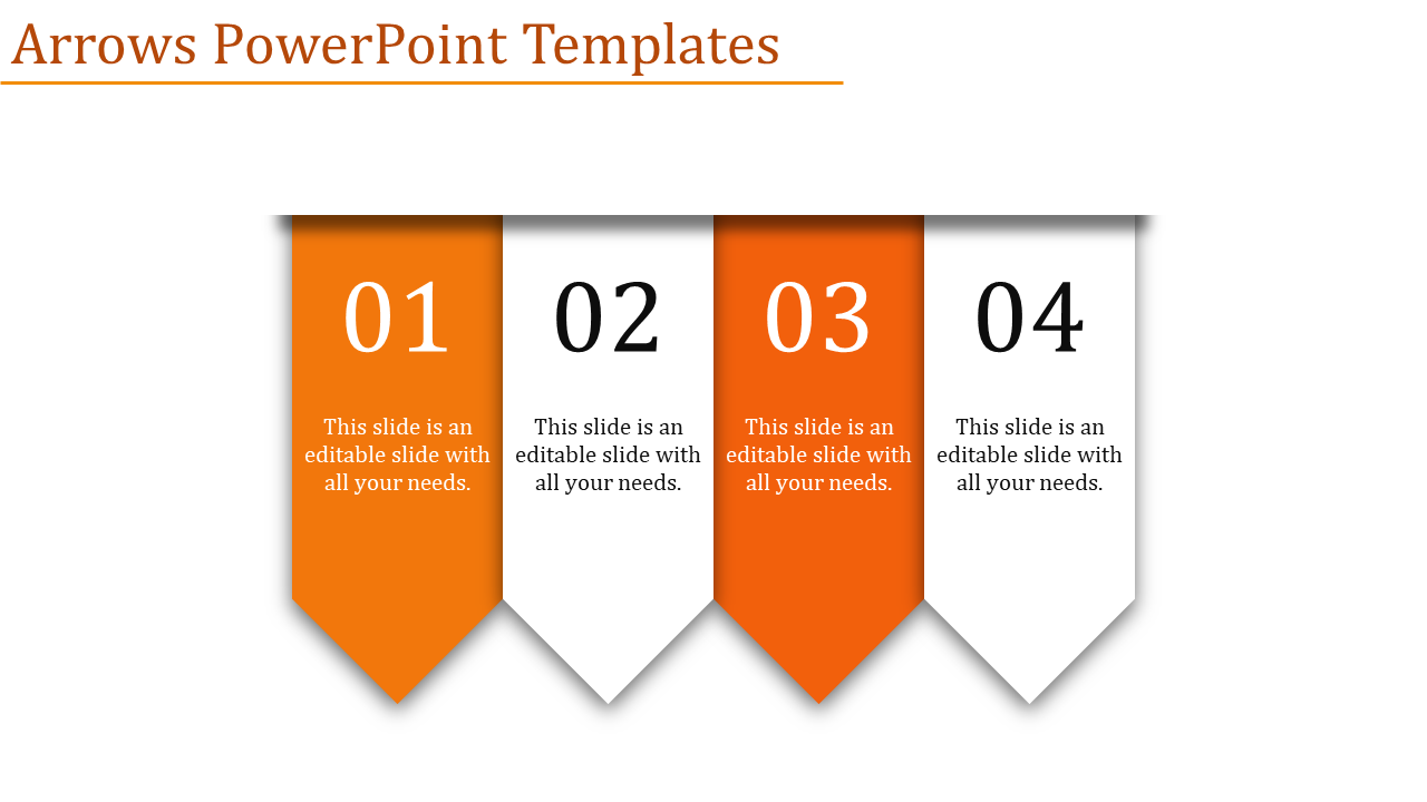 Innovative Arrows PowerPoint and Google Slides for Growth