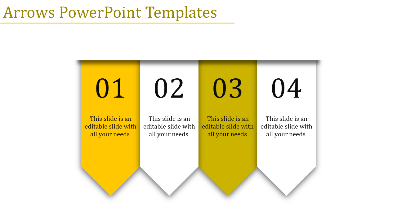  Ready to Use Arrows PPT and Google Slides Presentation