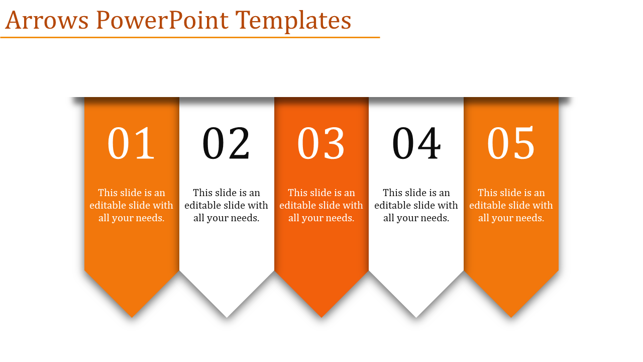 Innovative Arrows PowerPoint Template and Google Slides