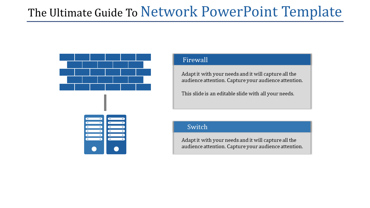 Our Pre Designed Network PowerPoint template and Google Slides