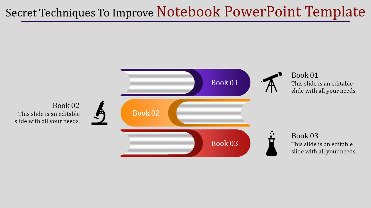 Creative Notebook PowerPoint Template and Google Slides