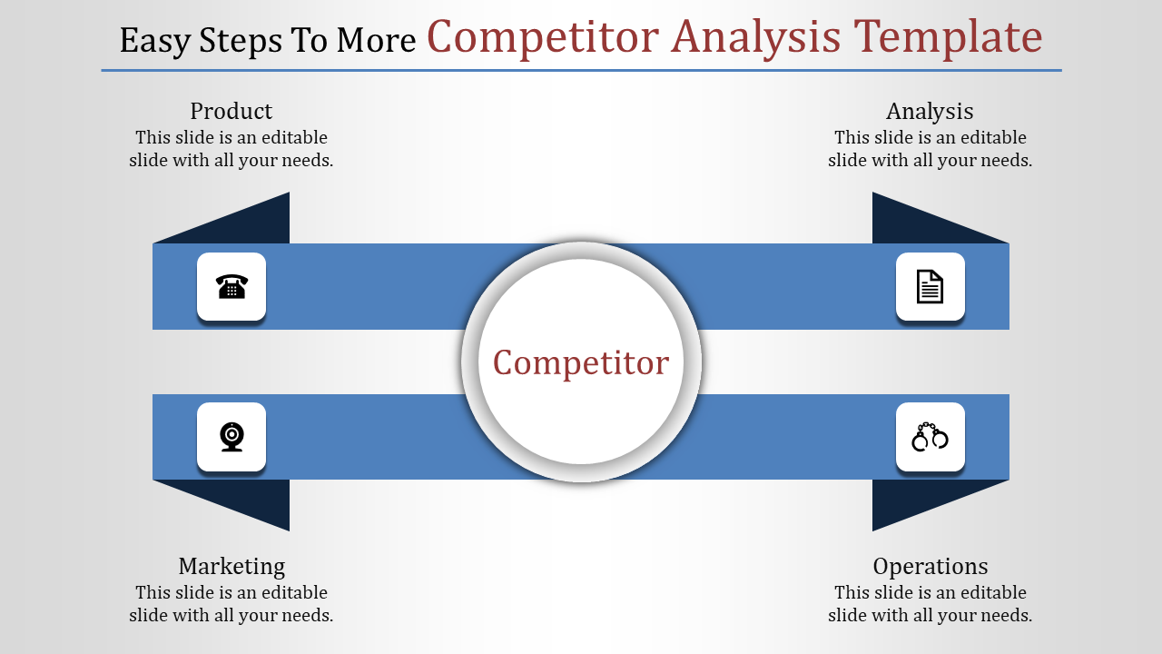 Competitor Analysis PPT Template for Market Research