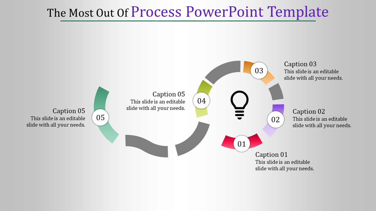 Best Process PowerPoint Template for Workflow Visualization