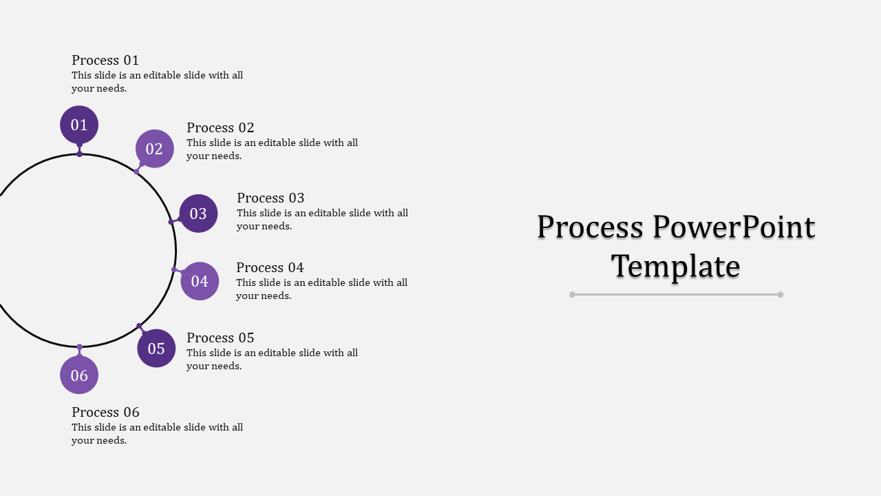 Get our Process PowerPoint Template and Google Slides Themes