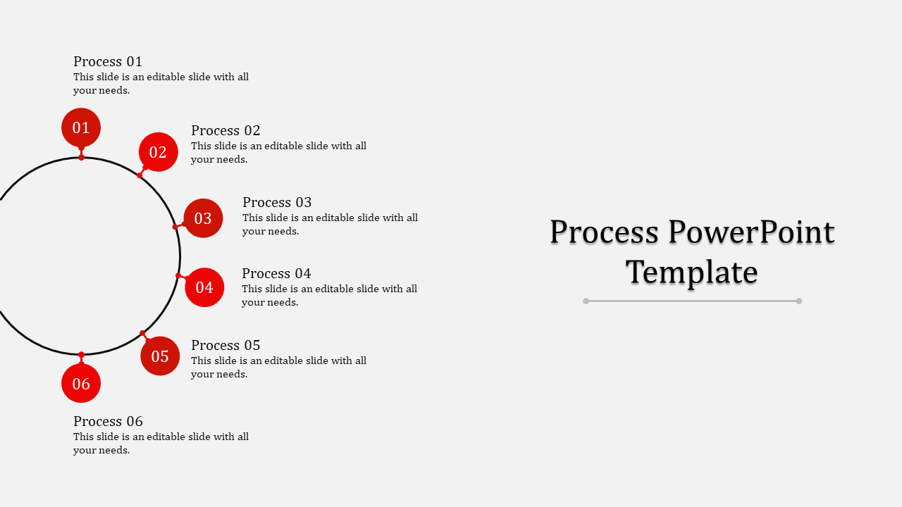 Process PowerPoint Template for Workflow Optimization