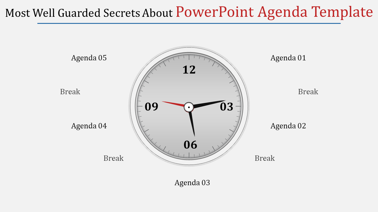 Simple Agenda PPT And Google Slides Template 