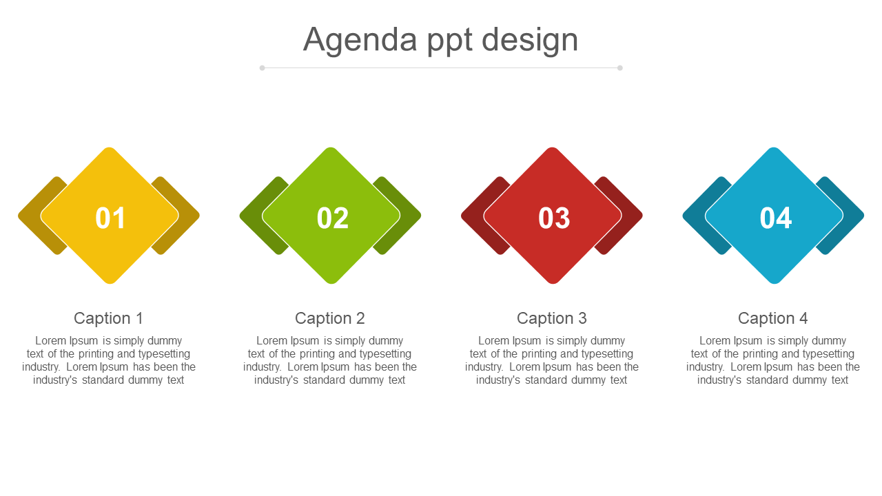 Business growth design featuring a green key and four circular icons in red, blue, yellow, and purple.