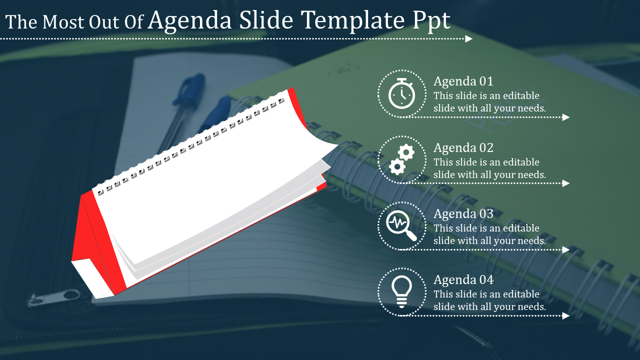 Best Agenda Slide Template PPT for Clear Structure