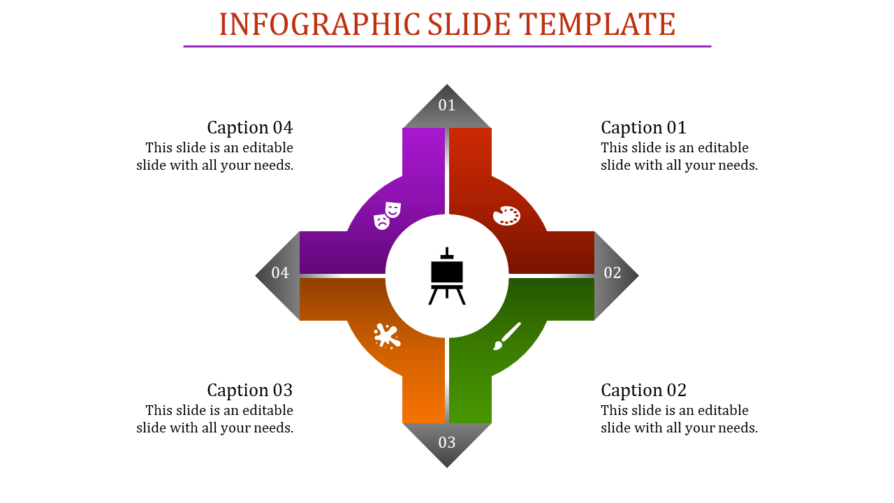 Infographic PPT Slide Template for Visual Storytelling