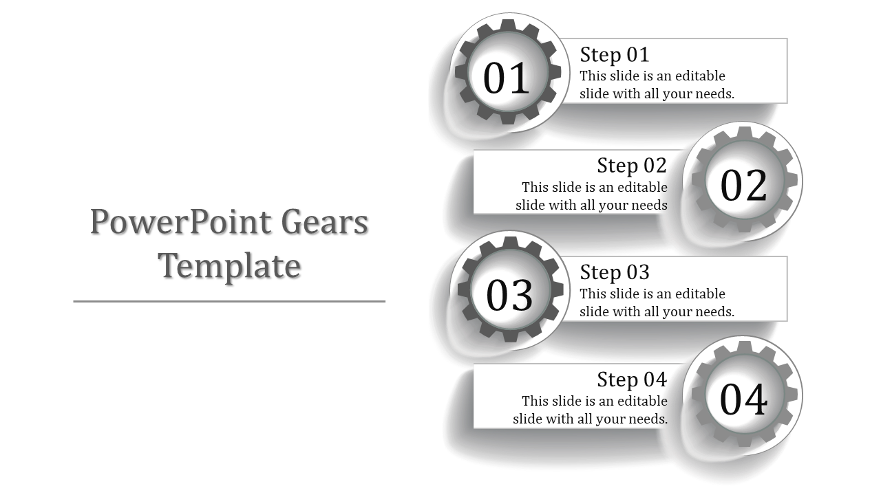 Buy Highest Quality PowerPoint Gears Template Slides