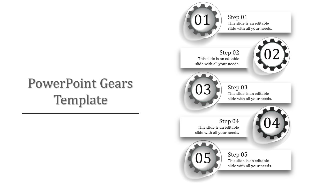 Gears Template PPT And Google Slides Presentation