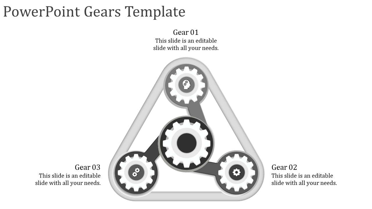  Editable PowerPoint And Google Slides Gears Template