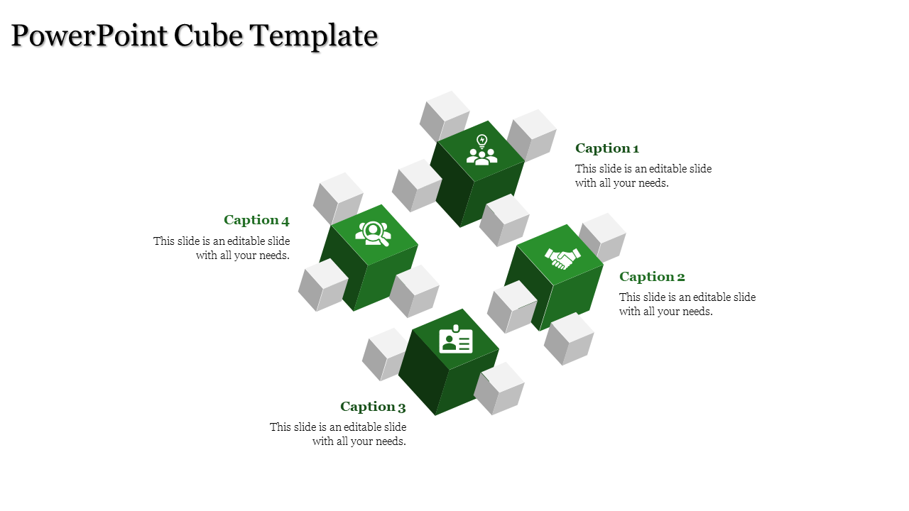 Best PowerPoint Cube Template for Visual Engagement