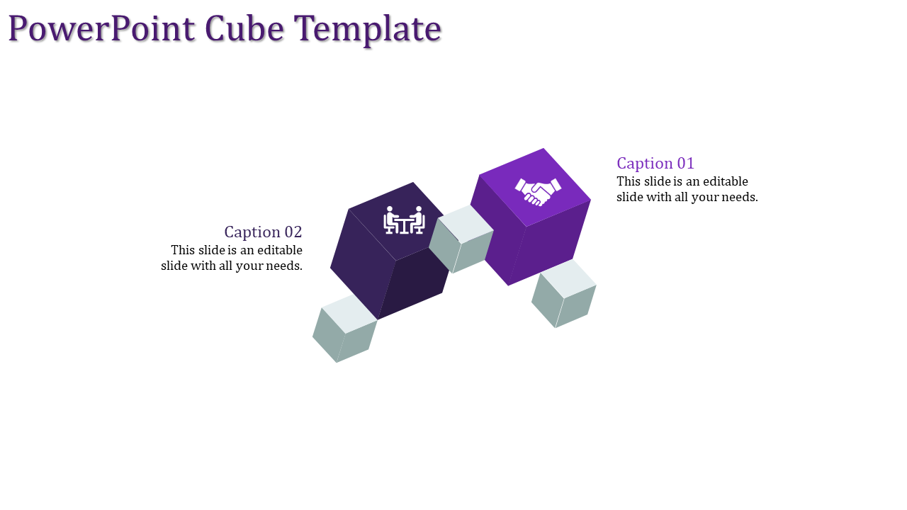 PowerPoint Cube Template for Dynamic Presentations