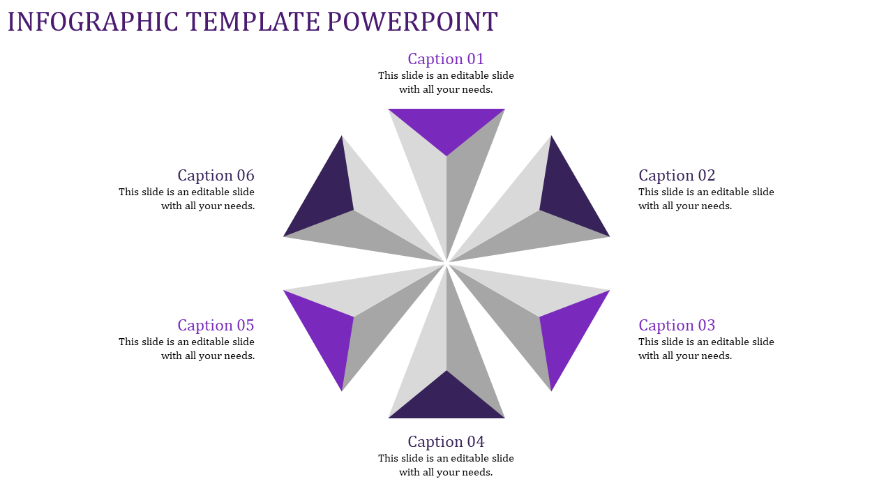 Infographic Template PowerPoint for Creative Data Display