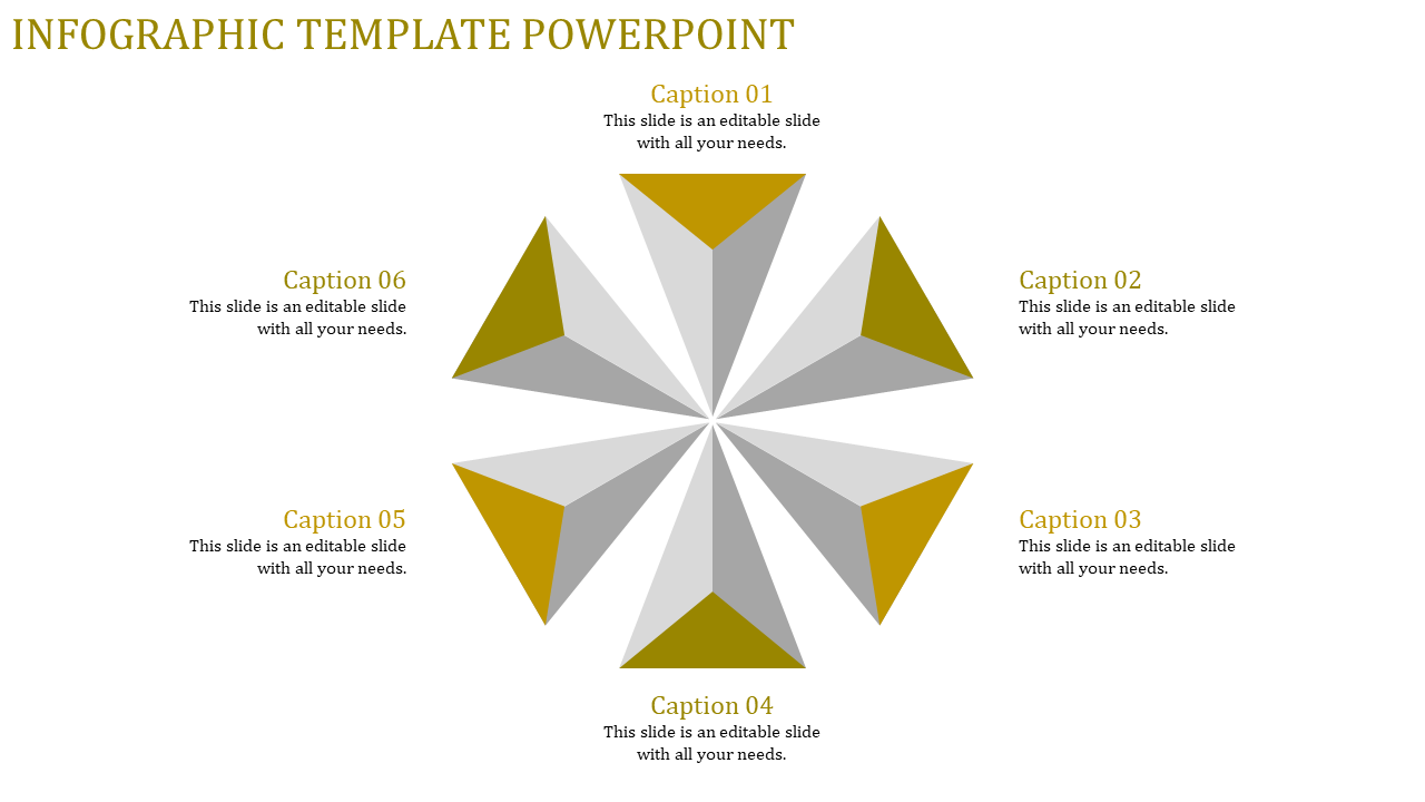 Infographic Template PowerPoint for Market Analysis