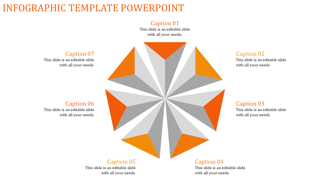 Infographic Template PowerPoint for Visual Representation