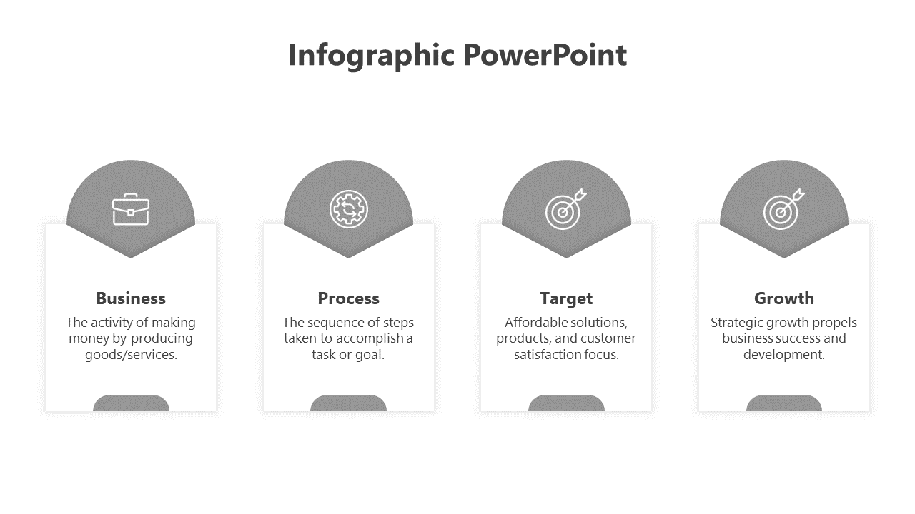 Amazing Infographic PPT And Google Slides With Four Nodes