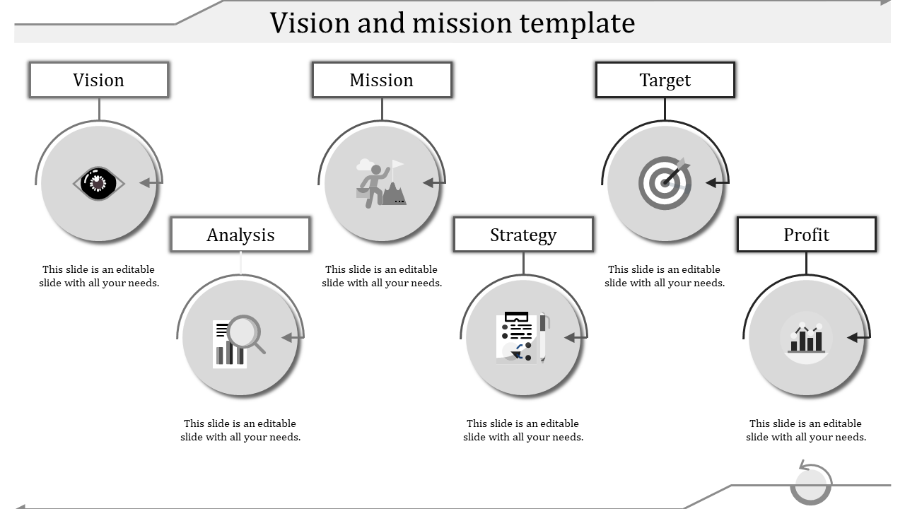 Elegant Vision & Mission Presentation Template