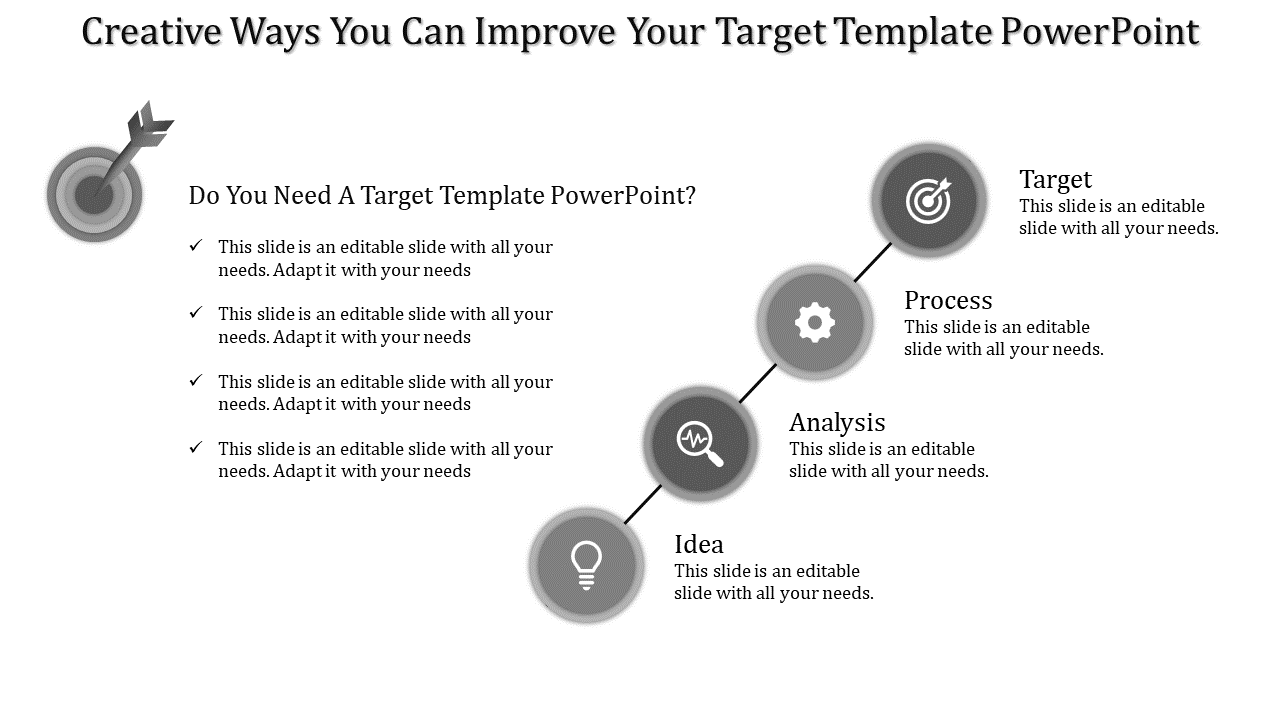 Effective Target PowerPoint Presentation Template Design