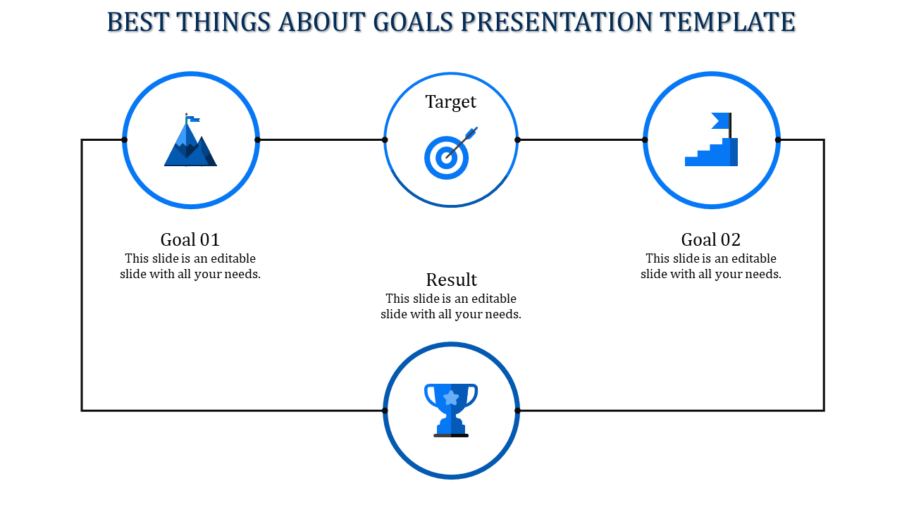 Professional Goals PPT Template for Success Strategies