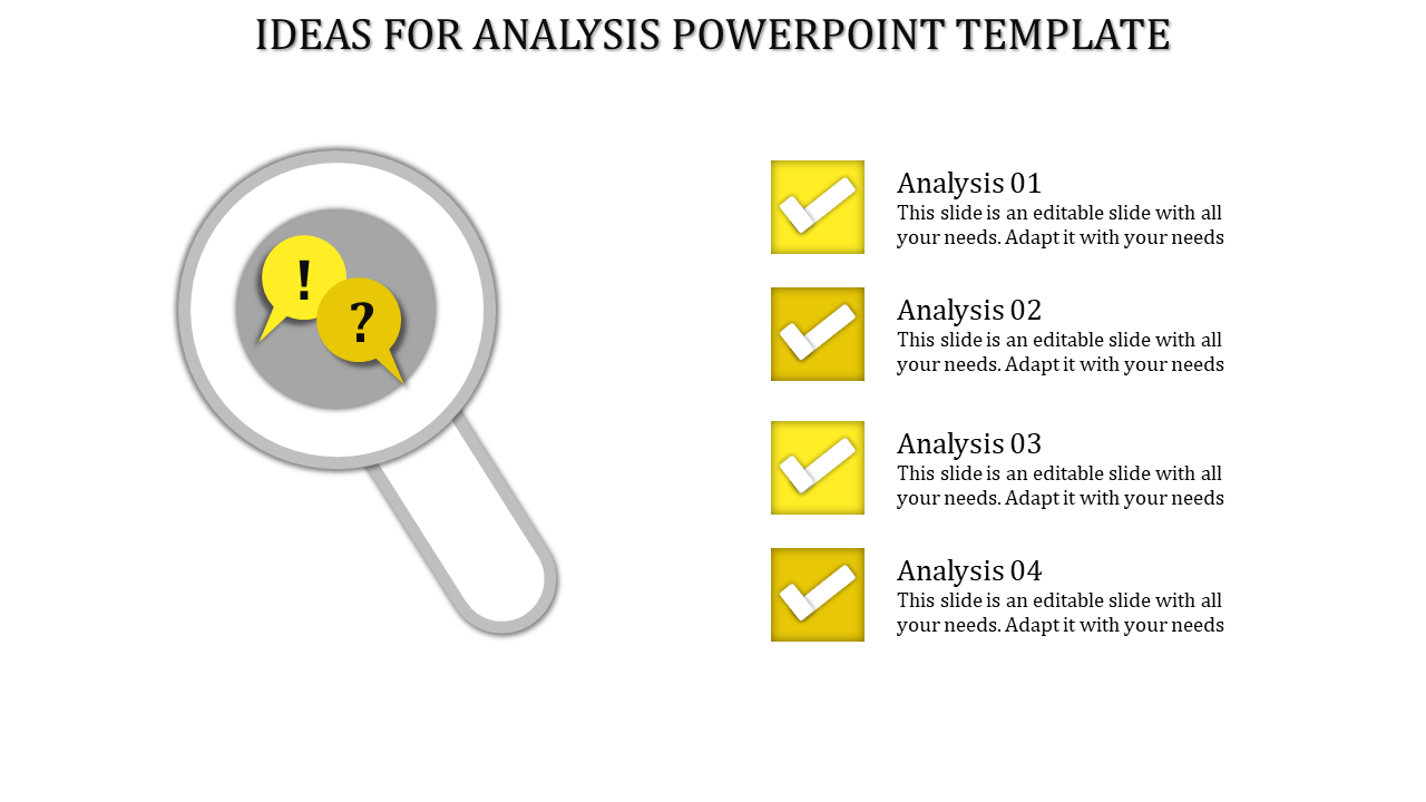 Analysis PowerPoint Template for Strategic Reviews