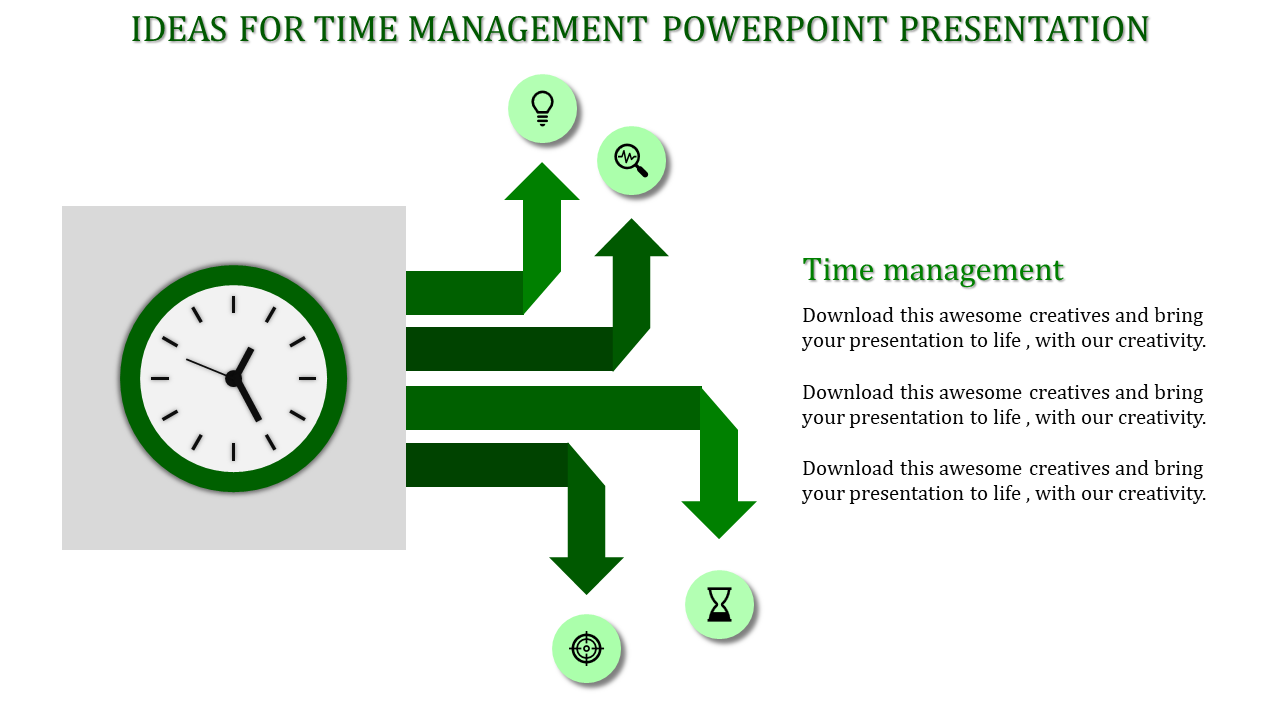 Time Management PowerPoint Presentation for Productivity