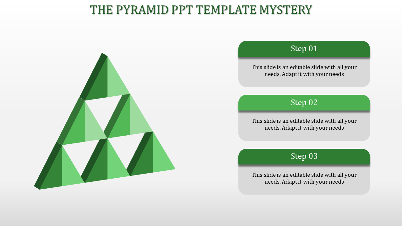 Detailed Pyramid PPT Template for Strategic Planning