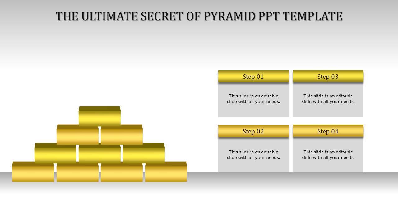 Comprehensive Pyramid PPT Template for Data Analysis