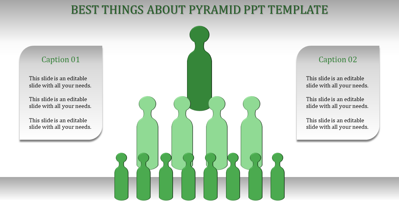 Dynamic Pyramid PPT Template for Business Growth Strategies