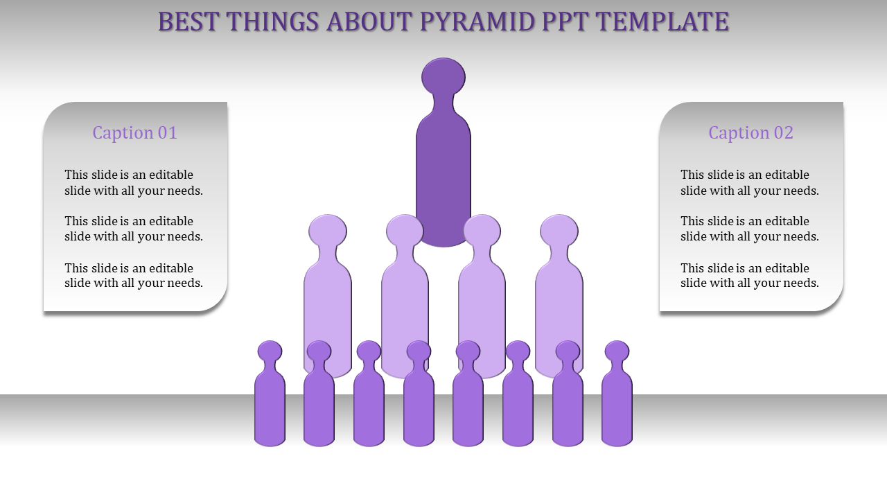 Innovative Pyramid PPT Template for Organizational Planning