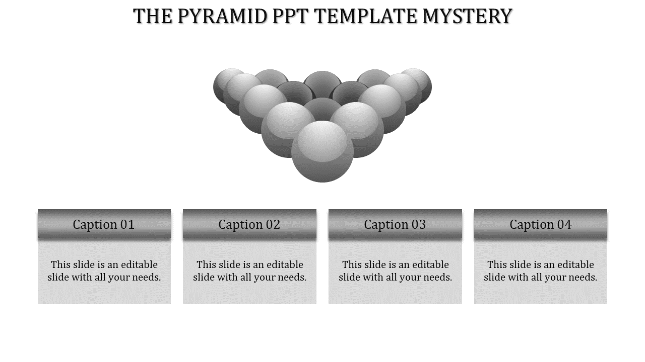 Innovative Pyramid PPT Template for Structured Presentations