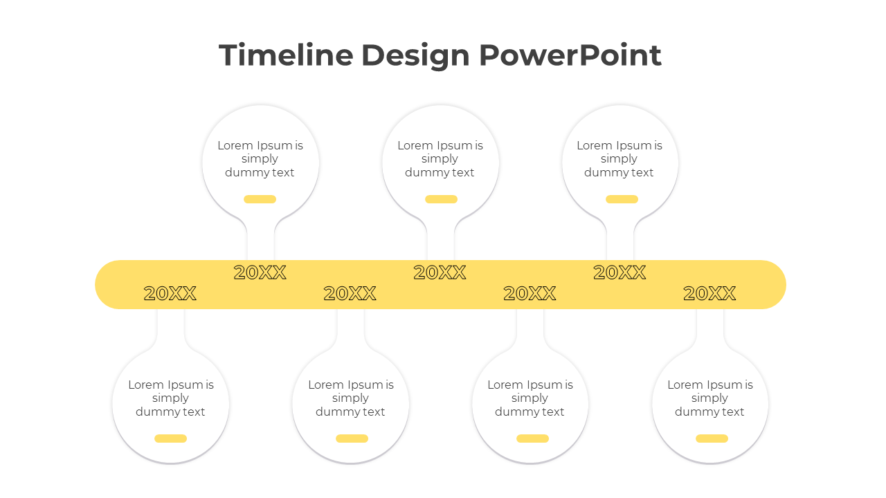 Easy To Edit Timeline Design PowerPoint And Google Slides