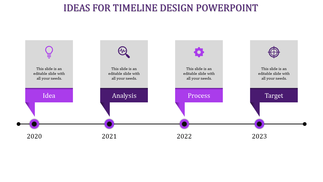 Get Our Predesigned Timeline Design PowerPoint Slides