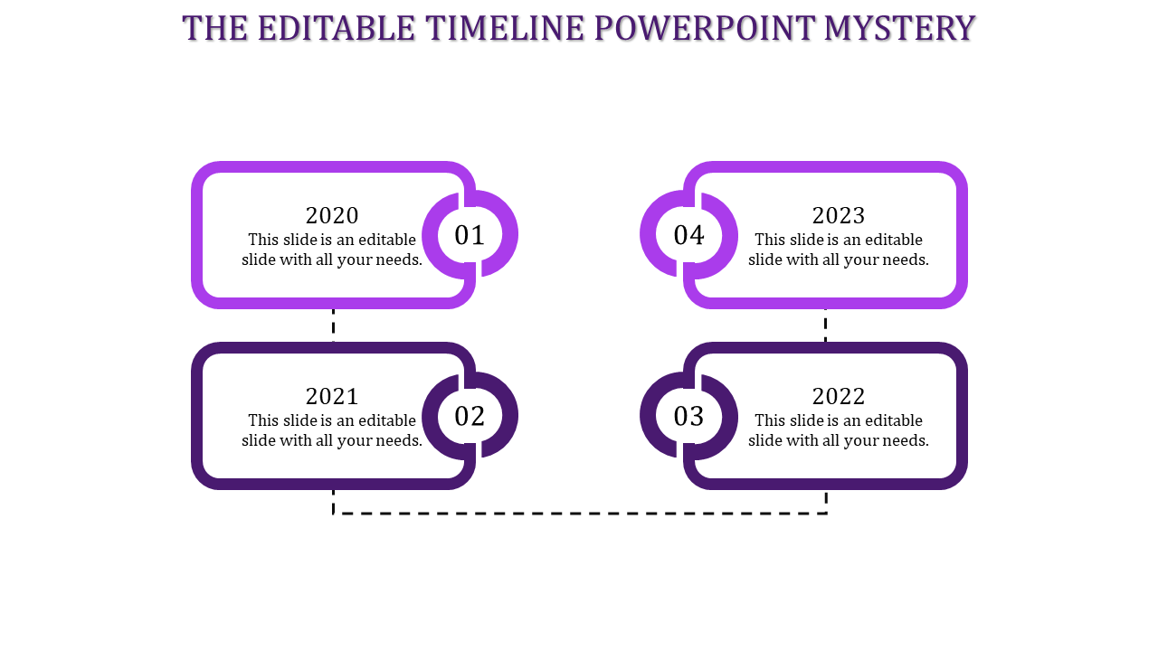 Editable Timeline PowerPoint for Interactive Slides