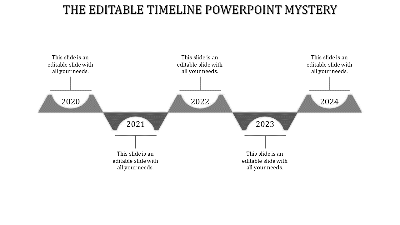 Our Predesigned Editable Timeline PowerPoint Presentation