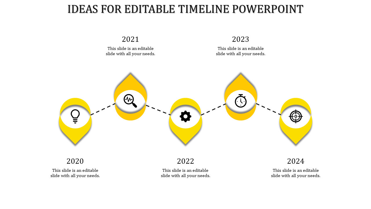 Customizable Editable Timeline PowerPoint Templates