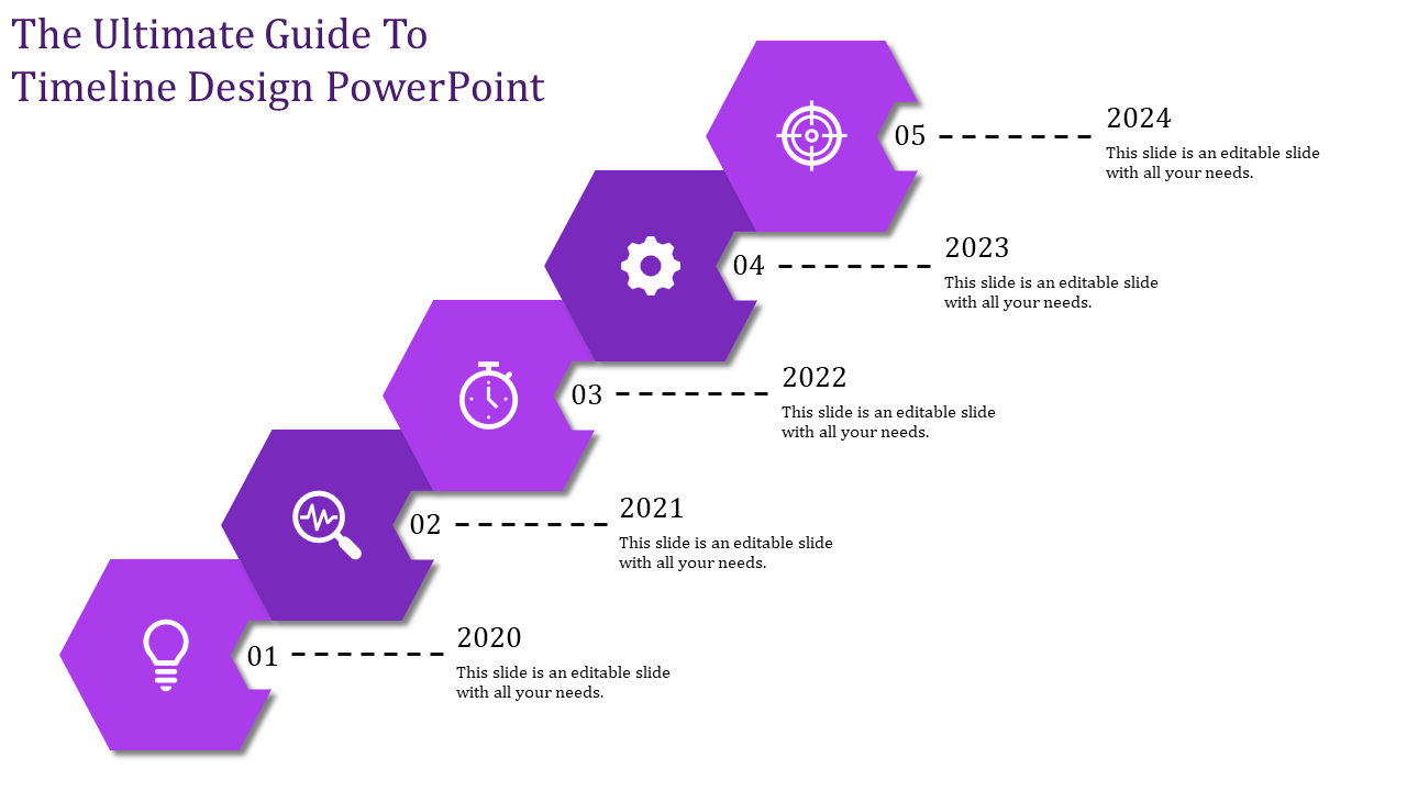 Attractive Timeline Design PPT and Google Slides